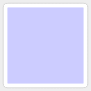 Periwinkle Purple Solid Color Sticker